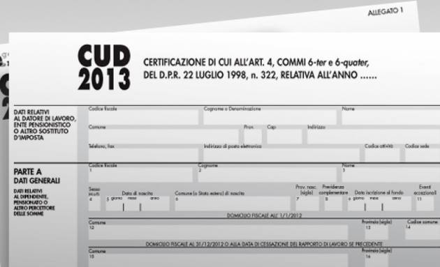 A Cosa Serve Il CUD Soldioggi A Cosa Serve Il CUD Soldioggi