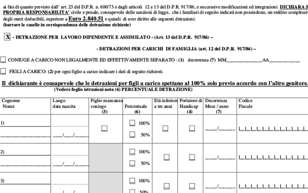 Detrazioni Familiari A Carico 2020 Moduli E Calcolo Soldioggi